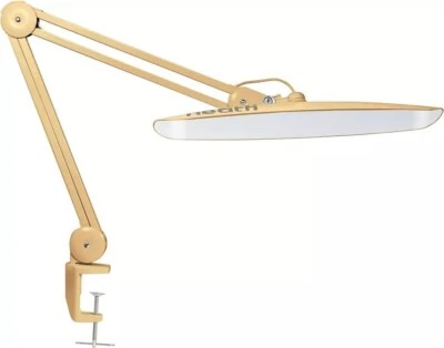 Lampada da Tavolo con Morsetto Professionale LED 24W Molto Luminoso Colore Oro - Immagine 1 di 4