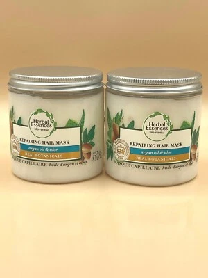 Herbal Essences Bio Renew Repairing Hair Mask Argan Oil Aloe 8oz - 2 PACK - Image 1 of 4