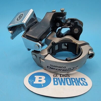 Shimano Deore LX FD-M580A Triple Front Derailleur 34.9mm Dual Pull 9 Speed  b24 - Image 1 of 4