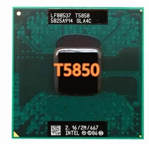 Intel Core Duo T5850 SLA4C 2.16G Mobile CPU - Picture 1 of 3
