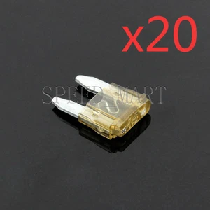 20 PIEZAS 7,5A camiones para automóviles barcos SUV auto HID luz mini hoja fusible - Imagen 1 de 1
