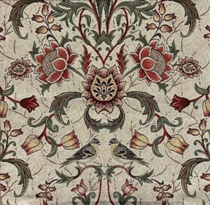 William Morris Flowers & Birds III Mille Fleurs Pillow Cushion Thieves 18"x18" - Picture 1 of 5