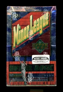 1994 Upper Deck Minor League Baseball Sealed 36 Pack Wax Box  MICHAEL JORDAN RC? - Picture 1 of 5