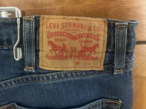 Levis Mens 511 Jean W38 L32 Zipper Fly - Picture 1 of 4