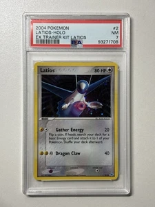 2004 Pokemon Latios Holo Ex Trainer Kit #2 Vintage Rare PSA 7 NM - Bild 1 von 2