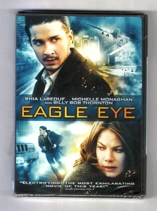 SEALED NEW DVD: EAGLE EYE Shia LaBeouf Michelle Monaghan W/S Thriller PG-13 2008 - Bild 1 von 5