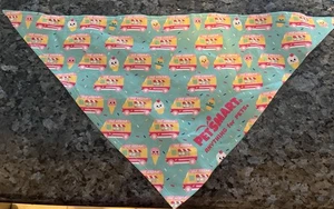 Dog Ice Cream Scarf Bandana New  - Picture 1 of 2
