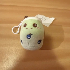 Matcha Boba Plush Accessory Keychain Mini Stuffed Toy Green - Picture 1 of 5