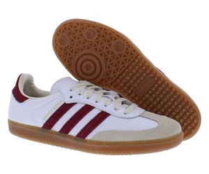 Adidas Samba OG Sporty & Rich Mens Shoes Size 4, Color: White/Red/Brown - Picture 1 of 4