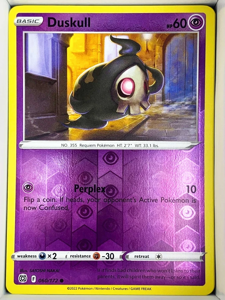 Duskull 060/172 Brilliant Stars English reverse holo - Image 1 of 1