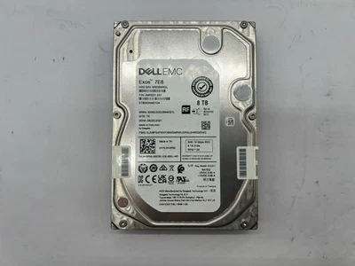 DELL EMC Exos 7E8 8TB 7.2K 12G 512E 3.5" SAS 0H3PN0 ST8000NM010A HDD - Image 1 of 3
