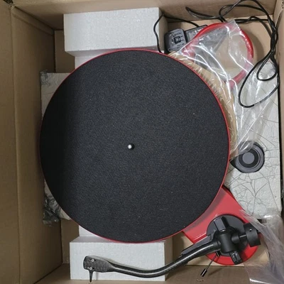 Pro-Ject RPM 1 Carbon Turntable With Sumiko Rainier Phono Cartridge Red - Image 1 of 4