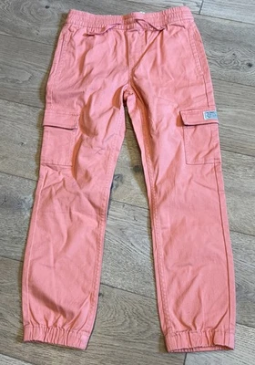 Jogger cargo Levis cordón cintura elástica niñas talla 12 nuevo con etiquetas color coral melocotón Foto 1 de 4