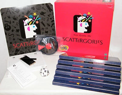 Vintage . In the Box! Scattergories . Fast Thinking Categories Family Board Game - Image 1 of 4