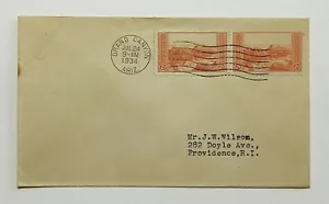 1934 US #741 FDC 2c Grand Canyon National Parks - Grand Canyon Arizona July 24 - Picture 1 of 2
