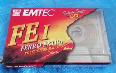 AUDIO CASSETTA 60 EMTEC FANTASTIC SOUND COMPACT MUSIC CASSETTE FE I - Imagen 1 de 2