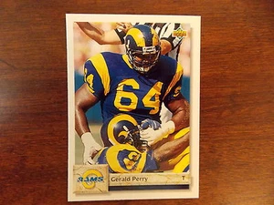 Tarjeta de fútbol 1992 cubierta superior Gerald Perry #573 - Imagen 1 de 1