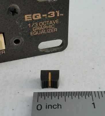 KNOB PART - for Peavey EQ31 single space rack mount graphic equalizer 1/3 octive - Image 1 of 4