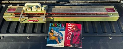 Máquina de tejer de cama plana Passap M-201 Speed-O-Knit ~ ¡Sin probar con herramientas! LEER Foto 1 de 4