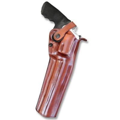 3-Slot Leather Belt Holster Fits S&W Mod 500 Magnum X-Frame 8 3/8" Barrel #1436# - Image 1 of 4