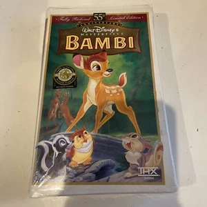 Bambi VHS 55th Anniversary Masterpiece Walt Disney - Brand New & Sealed!! - Imagen 1 de 6