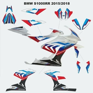 Kit Grafiche Adesivi Completo per Bmw S1000RR Motorsport Racing 2015-2018 - Imagen 1 de 3