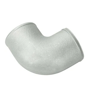 2.5 Inch Cast Aluminum Elbow Outlet Pipe 90 Degree Intercooler Turbo Tight Bend - Picture 1 of 7