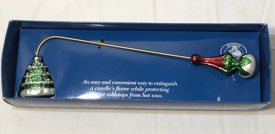 Candle Snuffer Christmas Tree Heirloom Ornaments Boston Warehouse Model42307