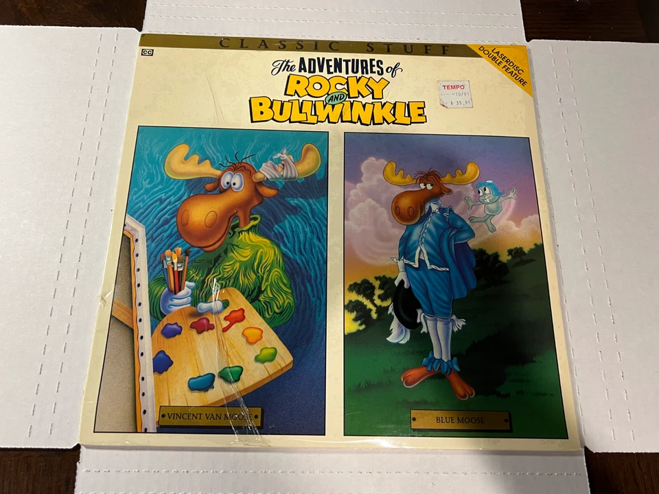 Adventures of Rocky and Bullwinkle -Vincent Van Moose & Blue Moose-Laserdisc New - Image 1 of 1