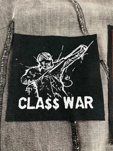 Punk Class War Rebel Patch - Wrist Rocket Slingshot Anarchy Patch - Picture 1 of 7