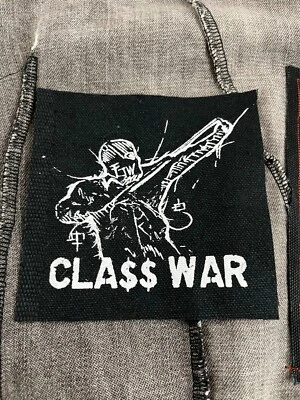 Punk Class War Rebel Patch - Wrist Rocket Slingshot Anarchy Patch - Image 1 of 4