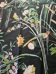 VTG HTF Cyrus Clark Lot Of 6 Pieces Of  Birds &  Floral Polished Cotton Fabric  - Picture 1 of 11