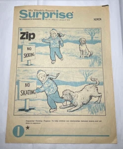 1973 My Weekly Readers Surprise Reißverschluss der Hund Der Kindergarten Zeitung - Bild 1 von 3