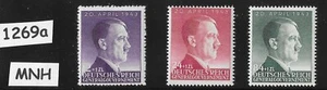 MNH Stamp set Sc B24-26 Adolf Hitler 1943 Birthday Poland Occupation #1269a - Picture 1 of 1