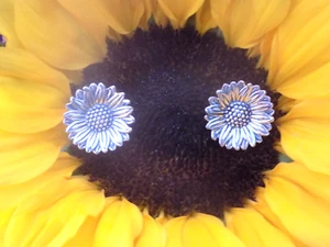 John Hardy JAI Sterling Sunflower earrings - Picture 1 of 13