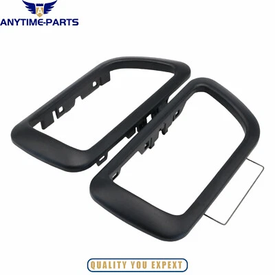 Marco de manija de puerta interior negro 2 piezas para MR655490 Montero Shogun Pajero 2001-2006 Foto 1 de 4