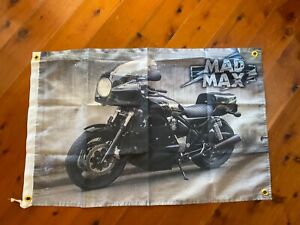 Mad max 1 goose biker Kawasaki man cave flag wall hanging home decor print banne