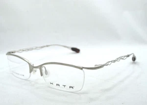 NEW AUTHENTIC KATA TANGLE 2 SILVER EYEGLASSES FRAME - Picture 1 of 6