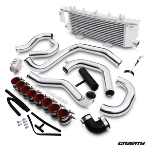 KIT INTERCOOLER ATTACCO ANTERIORE FMIC PER SUBARU IMPREZA TURBO GDA GDB WRX STi SPEC C - Foto 1 di 12