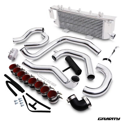 FRONT MOUNT INTERCOOLER FMIC KIT FOR SUBARU IMPREZA TURBO GDA GDB WRX STi SPEC C - Image 1 of 4