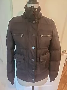 Pink Victoria Secret Puffer Jacket 90% DOWN Womens Sz XS Black Outdoor Black - Picture 1 of 11