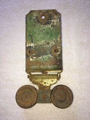 Rodillo colgante de granero vintage, decoración antigua de cabina de garaje para el hogar Foto 1 de 4