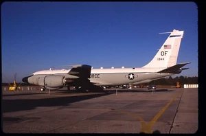 233A01 ORIGINAL K64 AIRCRAFT SLIDE: USAF Boeing RC-135V River Joint 64-0844/OF - Bild 1 von 1