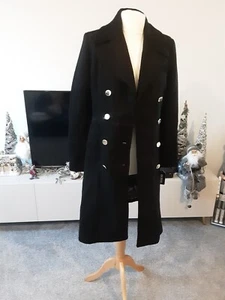 Guess Black Coat Genuine RRP $360 - Picture 1 of 5