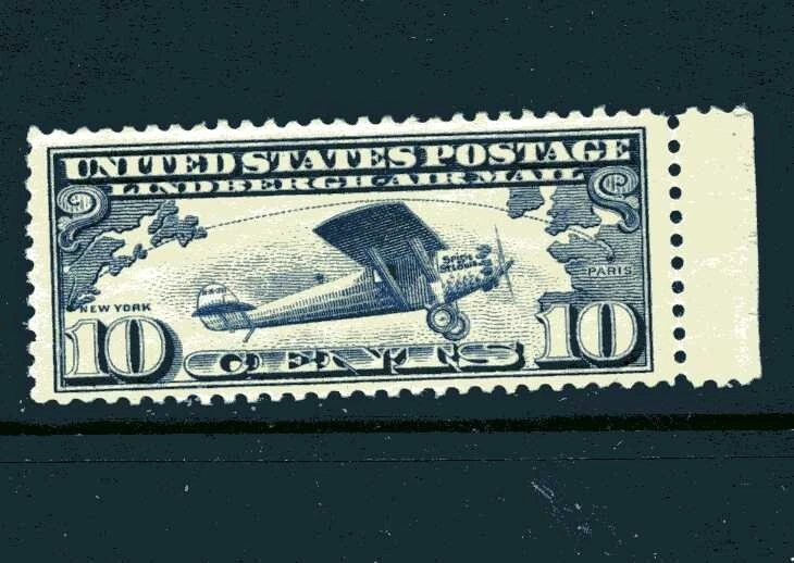 C10 ten-cent LINDBERGH ogNH XF SCV $12.50 - Image 1 of 2