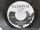 The Bachelors,National 104,"From Your Heart",US,7"45,Stamped #s,1957 R&B,Mint