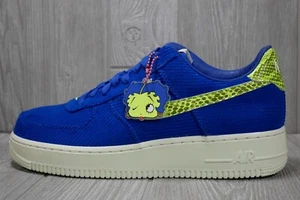 New Nike Air Force 1 '07 x Olivia Kim Women 10.5 Mens 9 Blue Shoes CK3314-400 - Picture 1 of 7