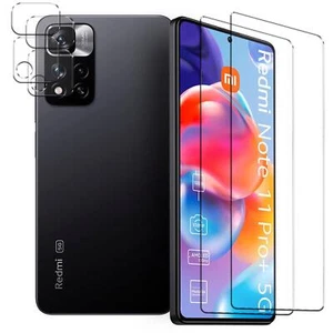 Schutzfolie für Redmi Note 11 Pro+ 5G Display Schutzglas 2x Kamera folie glas - Bild 1 von 7
