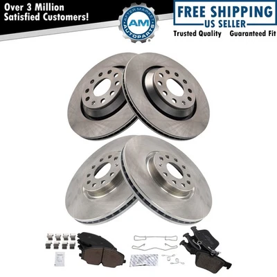 Kit de pastillas de freno y rotor para Volkswagen Atlas 2020 Atlas Cross Sport 2018-2021 Foto 1 de 4