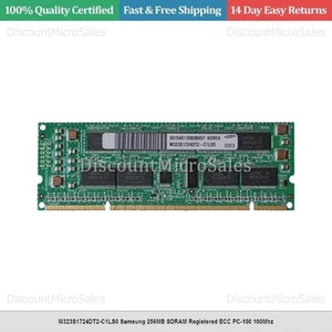 M323S1724DT2-C1LS0 Samsung 256MB SDRAM Registered ECC PC-100 100Mhz - Picture 1 of 1